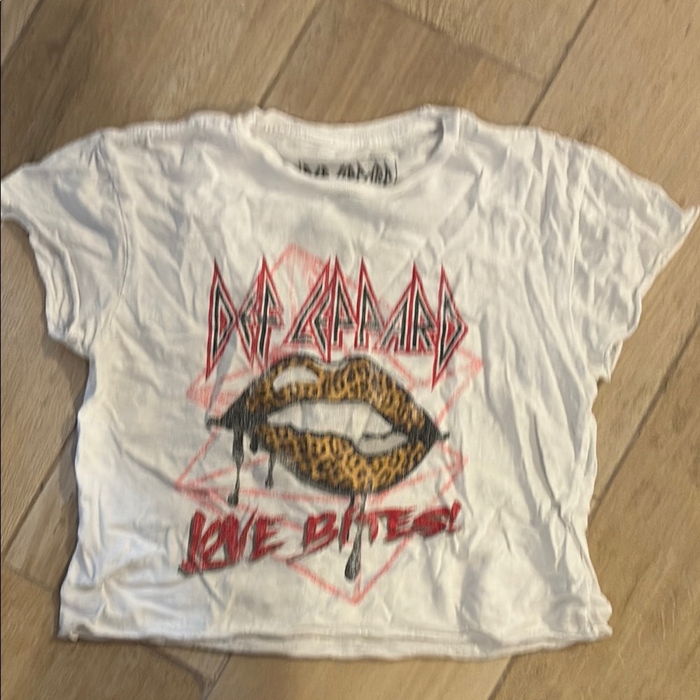 Kids White Graphic T-Shirt